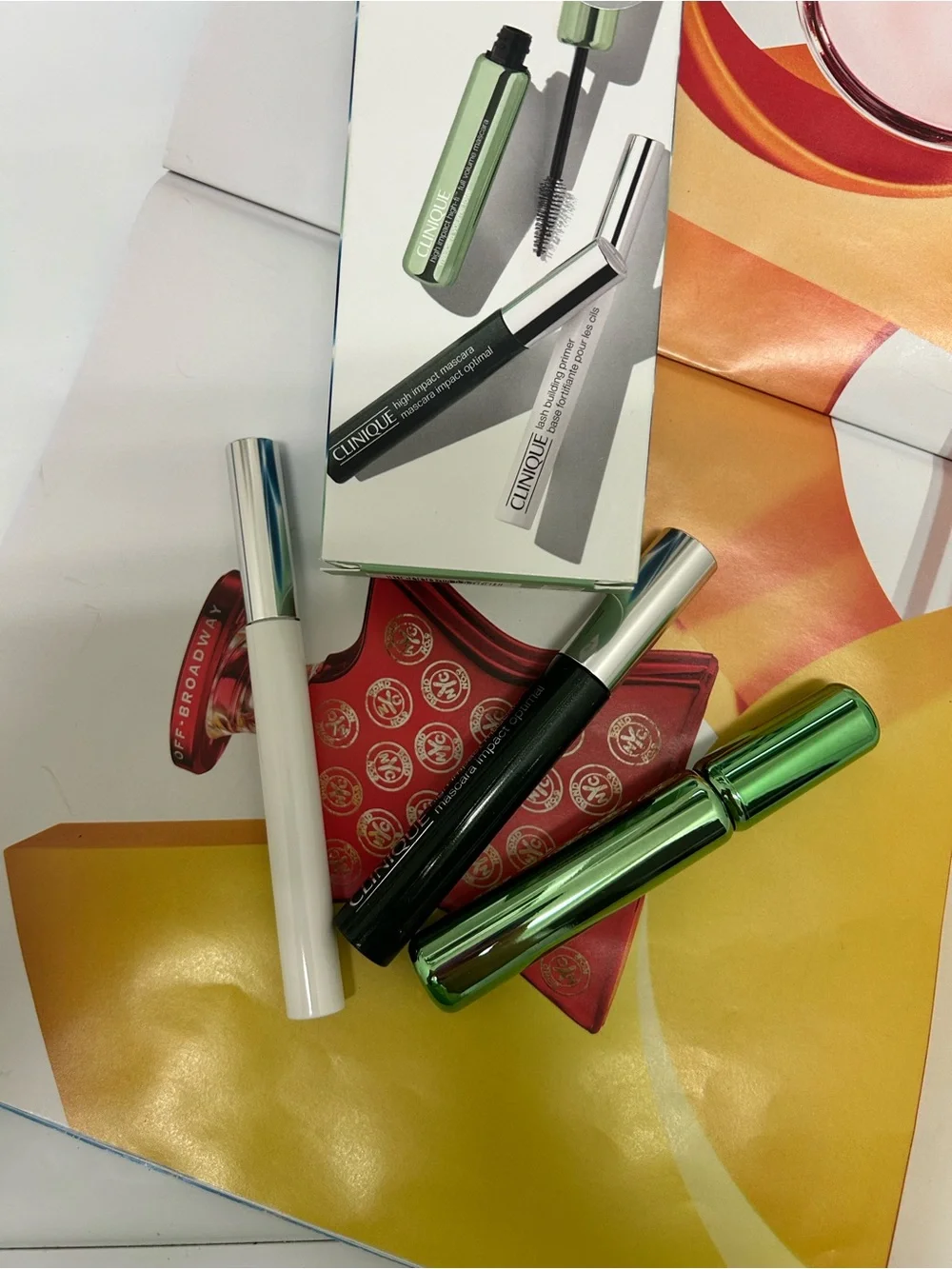 CLINIQUE HIGH IMPACT LASH LINE-UP MASCARA 3-pc SET: NEW(3 fullsize items) !